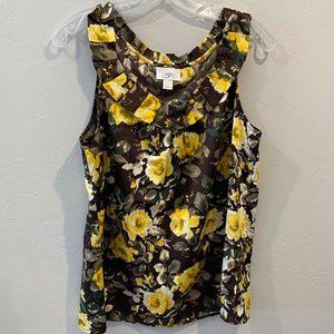 Ann Taylor LOFT Floral Blouse | Large